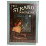 Vintage Strand Magazine No. 180 Vol. 30, 1906 Hand Painted Magazine Display