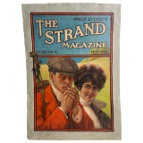 Vintage Strand Magazine No. 184 Vol. 31, 1906 Hand Painted Magazine Display