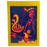 Jimi Hendrix - Are You Experienced? 1971 Blacklight Poster