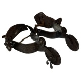 Vintage Western Cowboy Boot Spurs Stamped Garcia