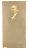 Arnold Genthe (1869-1942) Pencil Signed Antique Cabinet Photograph