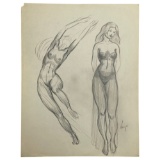 Alberto Vargas - Vargas Girls Original Signed Pin Up Art