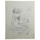 Alberto Vargas - Vargas Girls Original Signed Pin Up Art