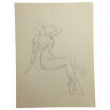 Alberto Vargas - Vargas Girls Original Signed Pin Up Art