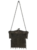 Vintage 1930s Stamped Silver Purse