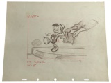 Original 1939 Disney Pinocchio Hand Drawn Animation Story Board