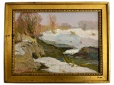 Oleksiy Bednoshey (Ukranian) - Oil on Canvas Signed and Dated Painting