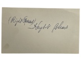 Right Revered Hugh F. Blunt Catholic Priest 1953 Cut Signature