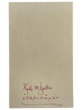 Dr. Kyle M. Yates - Professor of Bible Baylor University Cut Signature