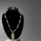 Egyptian Ancient Silver Ushabti and Faience Bead Necklace â€“ circa 3rdâ€“1st Century BC