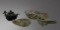 Roman Bronze Oil Lamps â€“ 1st Century AD Set of 4