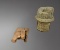 Partial Mesopotamian Foundation Cone with Cuneiform & Fragmentary Clay Tablet â€“ circa 2100â€“1800
