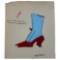 Vintage Andy Warhol Painting Of Victorian Boots Signed On The Bottom Right
