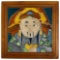 Antique Japanes Tile Artwork