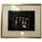 Vintage Nigerian African Painting on Black Board