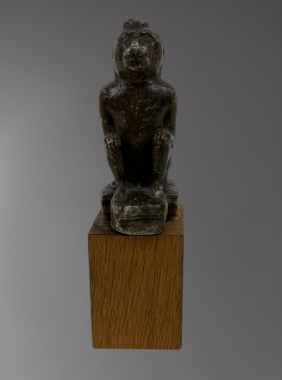 Egyptian Hardstone Figure of Thoth â€“ Late Period, circa 664â€“332 BC