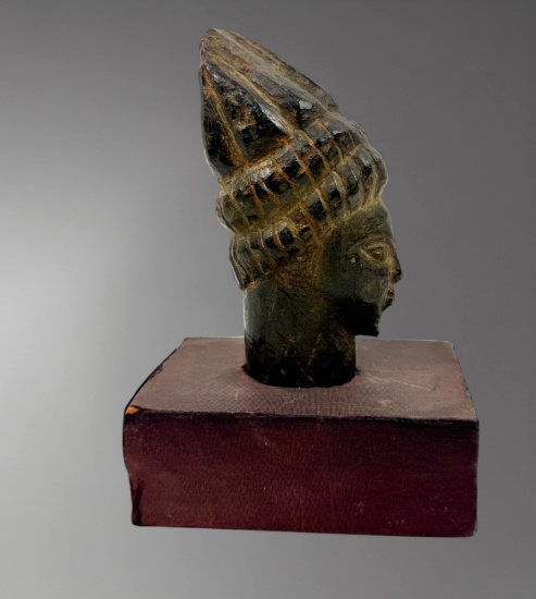 Roman Bronze Portrait Head of a Woman â€“ 3rd Century AD