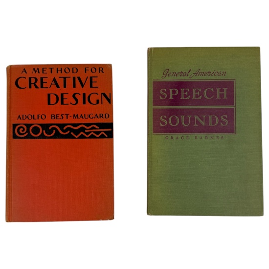 Method for Creative Design Adolfo Best Maugard and General American Speech Sounds Grace Barnes1935 B