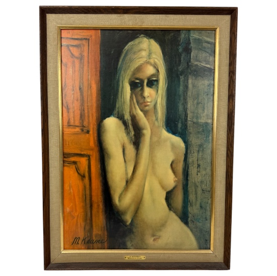 Vintage In-Between Margaret Keane Print Framed