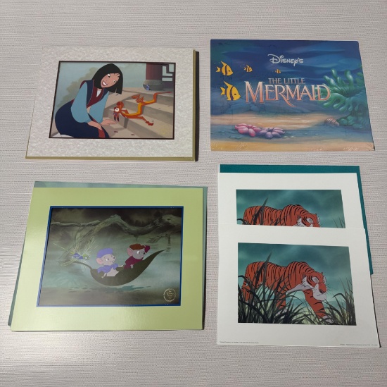 Vintage Disney Movie Lithograph Collection