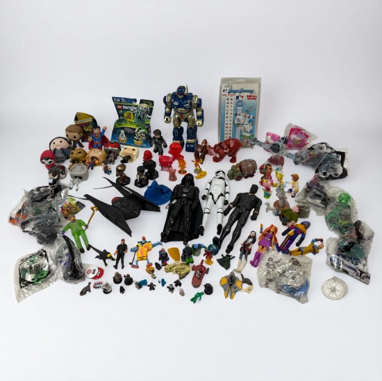 Vintage Toys Assorted Action Figures and 12" Figurines Lot