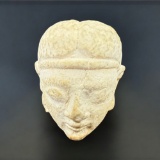 Greek Limestone head 1C BC-1 CAD of a Kore