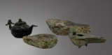 Roman Bronze Oil Lamps â€“ 1st Century AD Set of 4