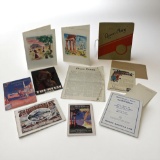 Vintage Cunard White Star Liners Newspaper and Cruise line Ephemera