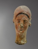 Etruscan Terracotta Funerary Head â€“ 2nd Century BC