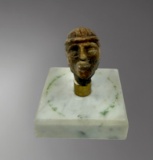Roman Marble Head of a Man â€“ 4th Century AD