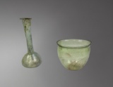 Two Roman Glass Vessels â€“ 1st Century AD