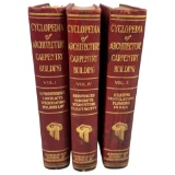 Vintage Cyclopedia of Architecture Carpentry Building Book Lot of 3