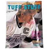Vintage 1991 Tuff Stuff Sports Magazine Signed By Wayne Gretsky