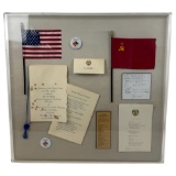 Historic US-USSR Diplomatic Display White House Visit Gorbachev and Chief Army Gerasimov