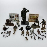 Vintage Military Action Figure & Model Kit Lot