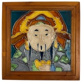 Antique Japanes Tile Artwork