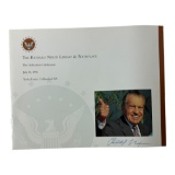 Vintage Richard Nixon Signature, The Richard Nixon Library & Birthplace Booklet
