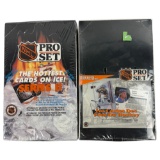 Vintage NHL Sealed Pro Set Trading Card Boxes