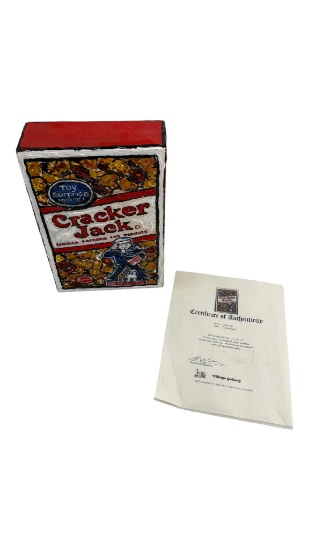 Cracker Jack Sculpture by Leslie Lew