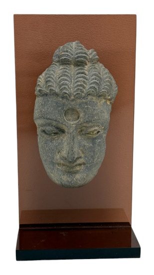 Ancient Stone Gandarian Head of Buddha