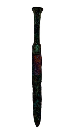Ancient Persian Greek Luristan Bronze Dagger