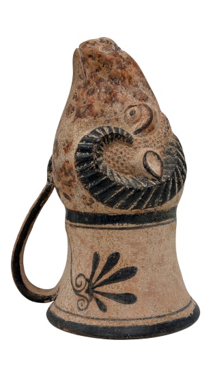 Ancient Corinthian Drinking Vessel Rhyton