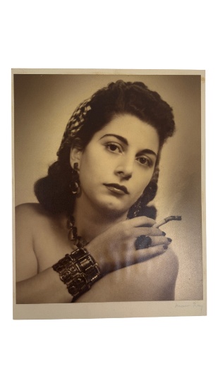 Man Ray Signed Photograph of Woman