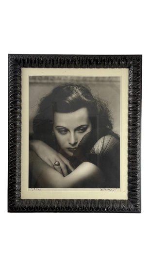 Framed Portrait Photograph of Woman by Harrell