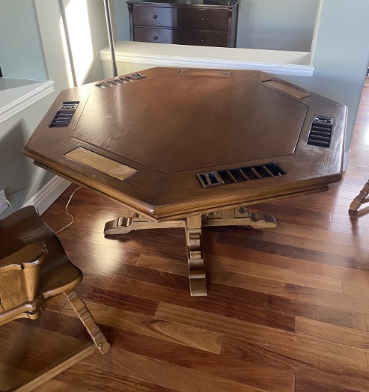 Vintage Poker Table