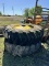 (2) tractor tires & rims