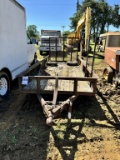 bumper pull utility trailer