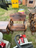 wagon wheel chair