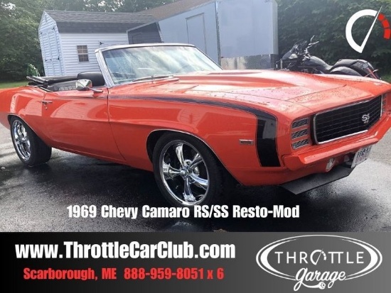 1969 Chevrolet Camaro RS/SS Convertible Resto-Mod