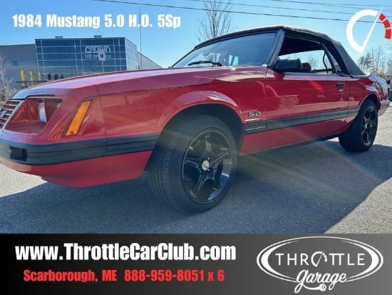 1984 Ford Mustang 5.0 LX Convertible